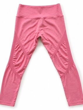⚡️ ALPHALETE Aero Seamless Pink Leggings High Waisted Contour Gym Workout Large